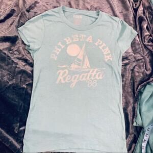 PINK VICTORIAS SECRET REGATTA TEE M